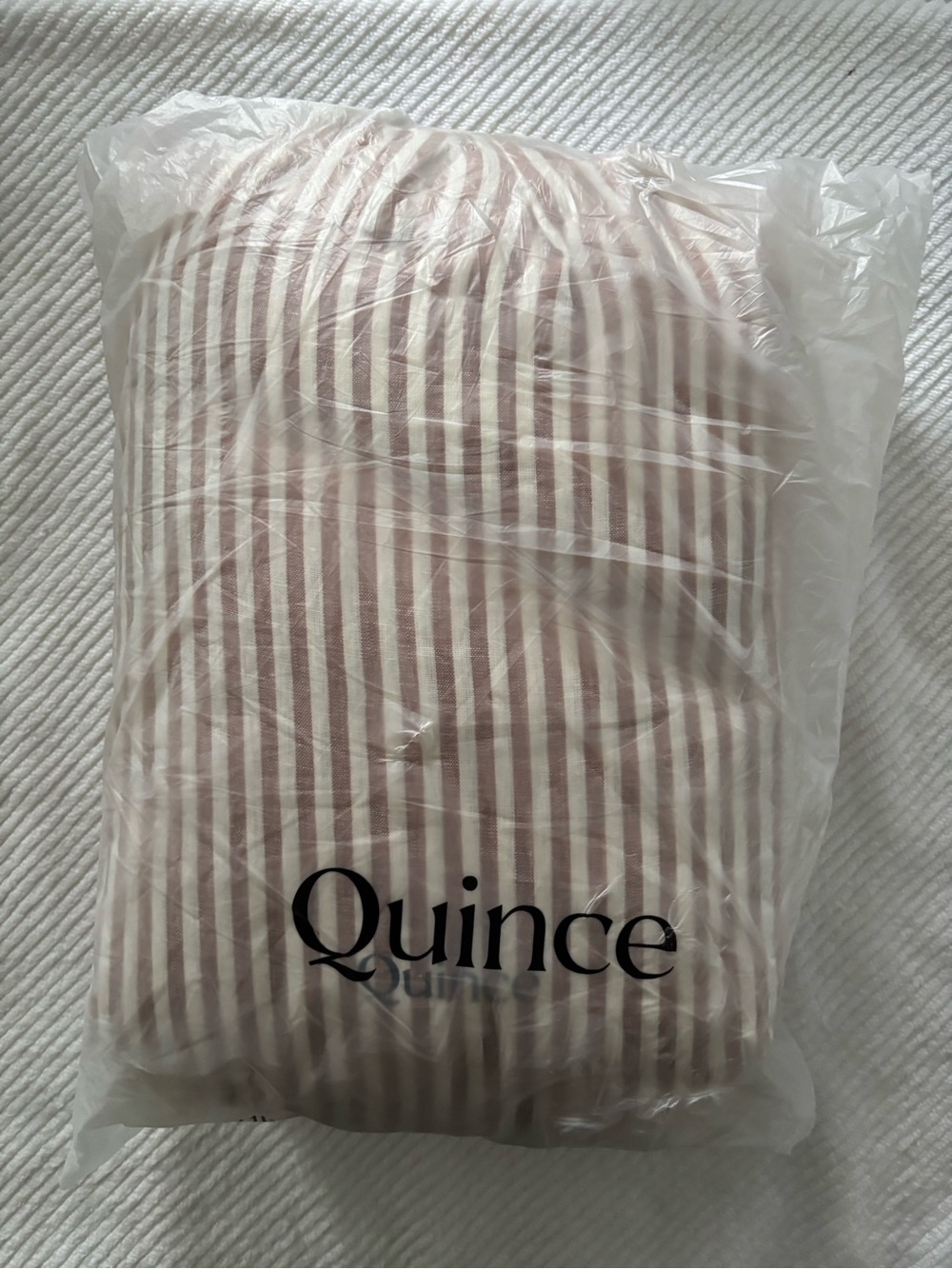 Quince Striped Linen-Blend Sheet Set - Picture 3 of 5